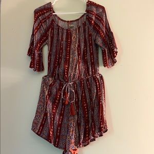 Cute red Hollister romper !